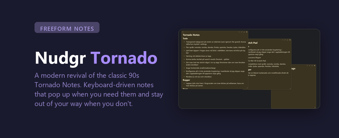 Nudgr Tornado